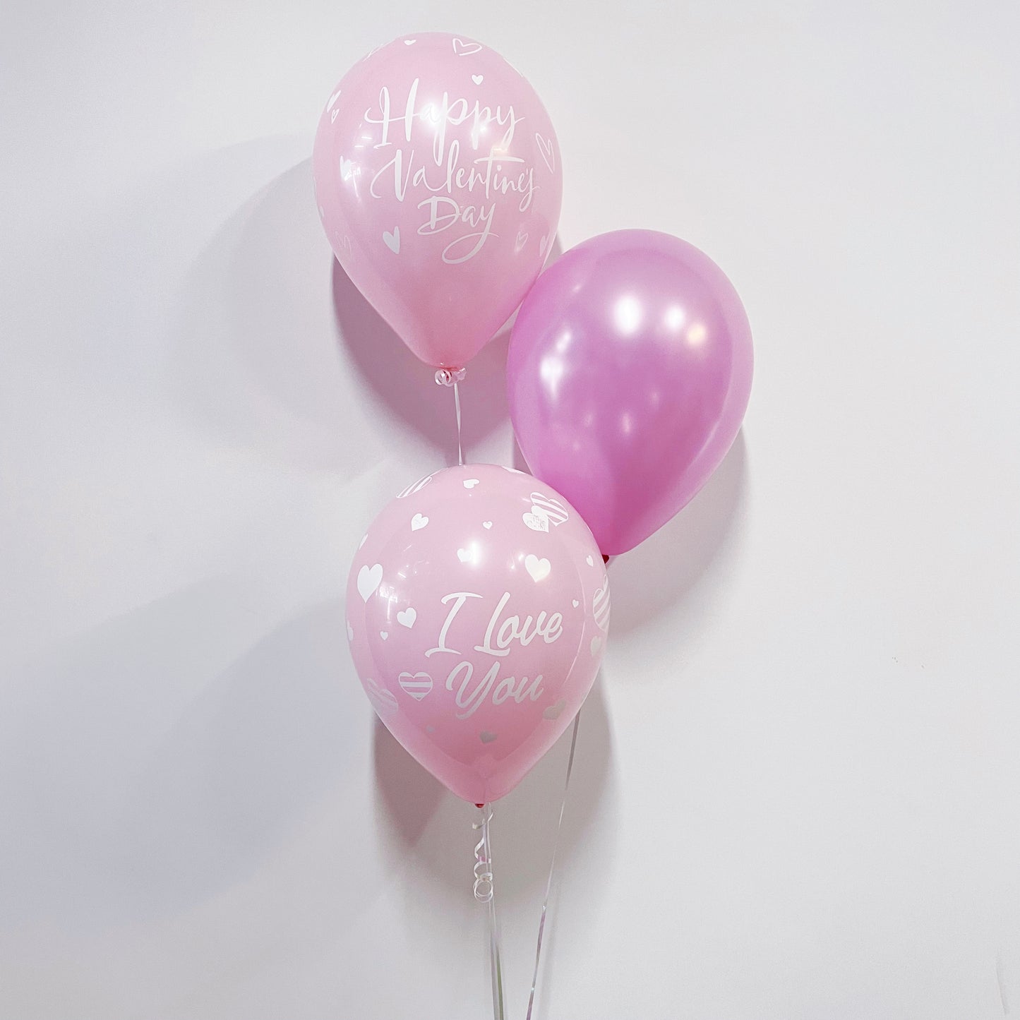 Personalised Hearts Balloon with Tassel & Bow