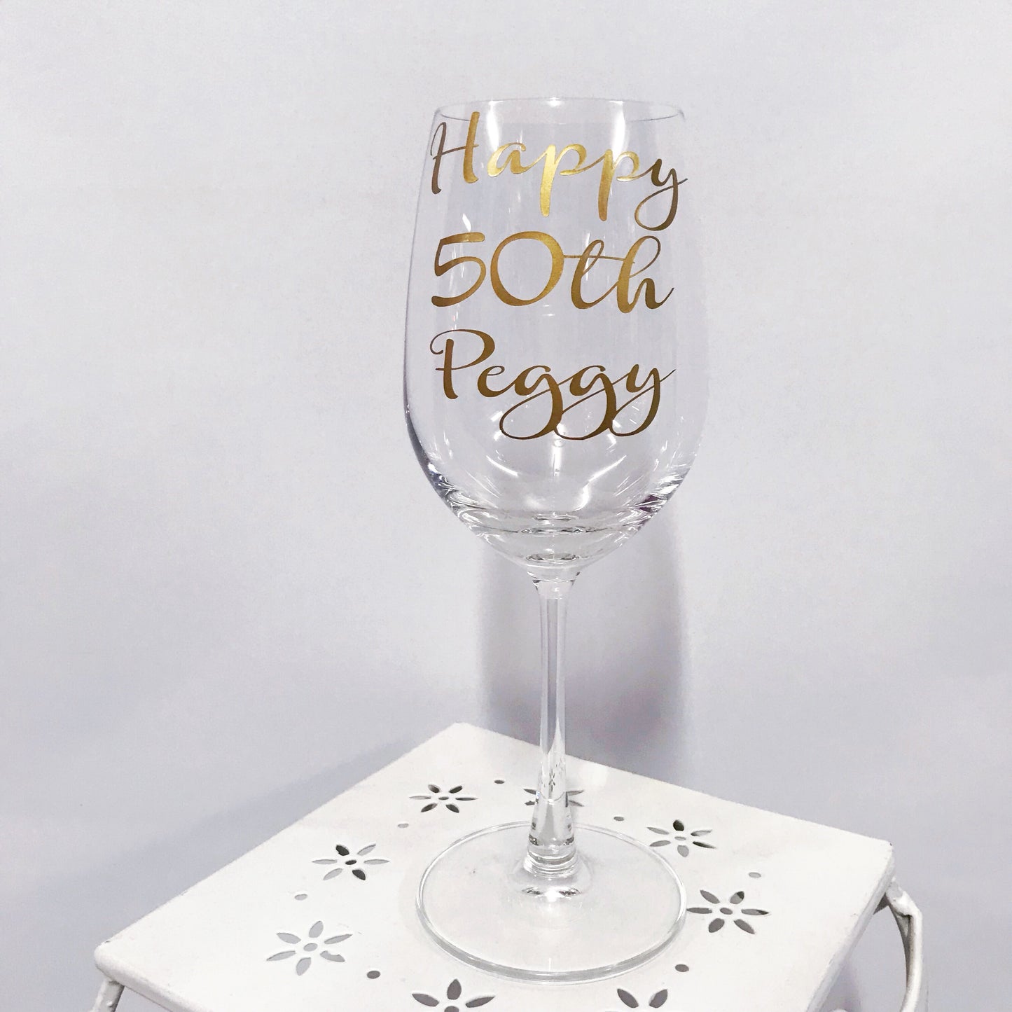 Customised Wine Glass