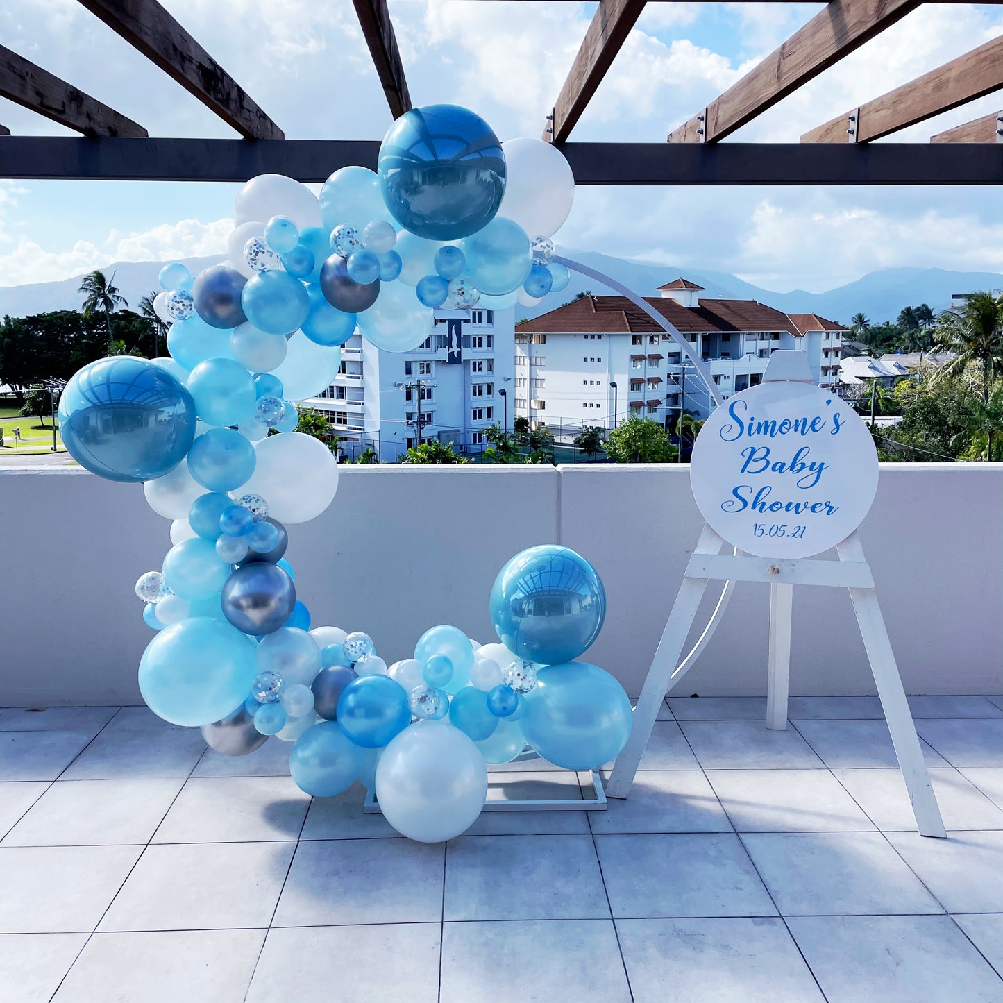 2m Hoop with Balloon Garland