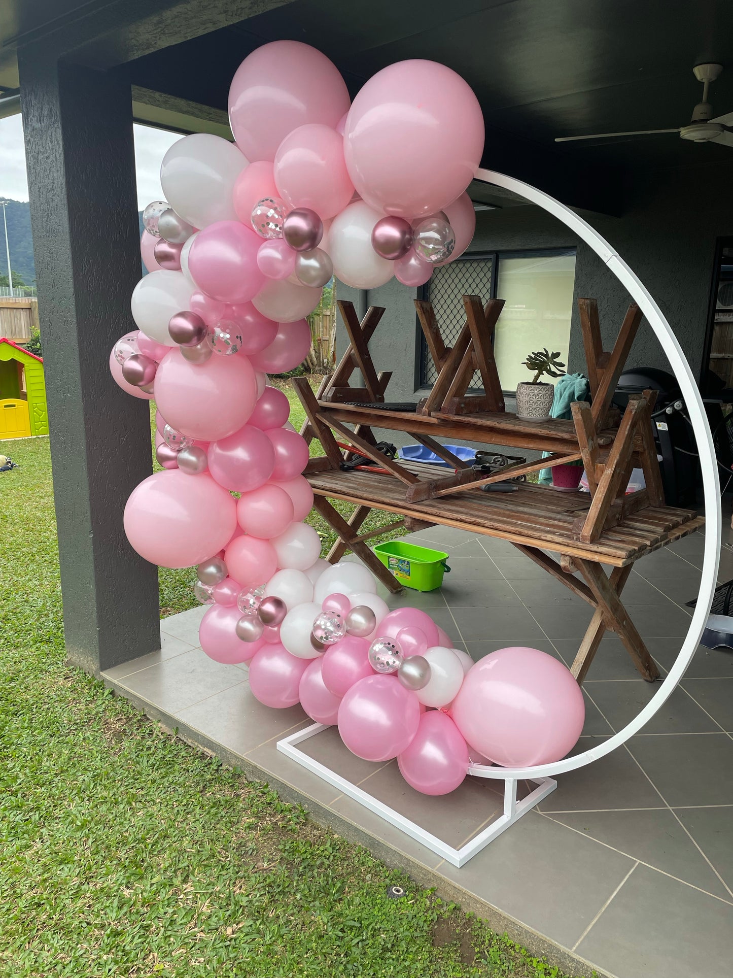 2m Hoop with Balloon Garland