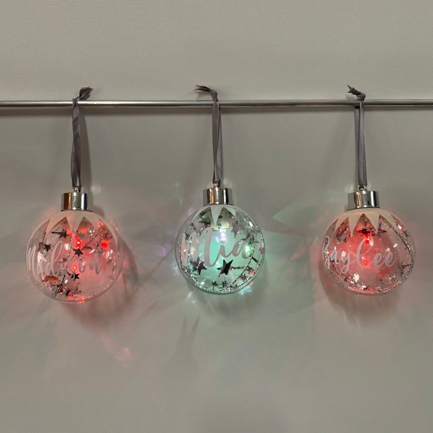 Personalised LED Colour-Changing Bauble