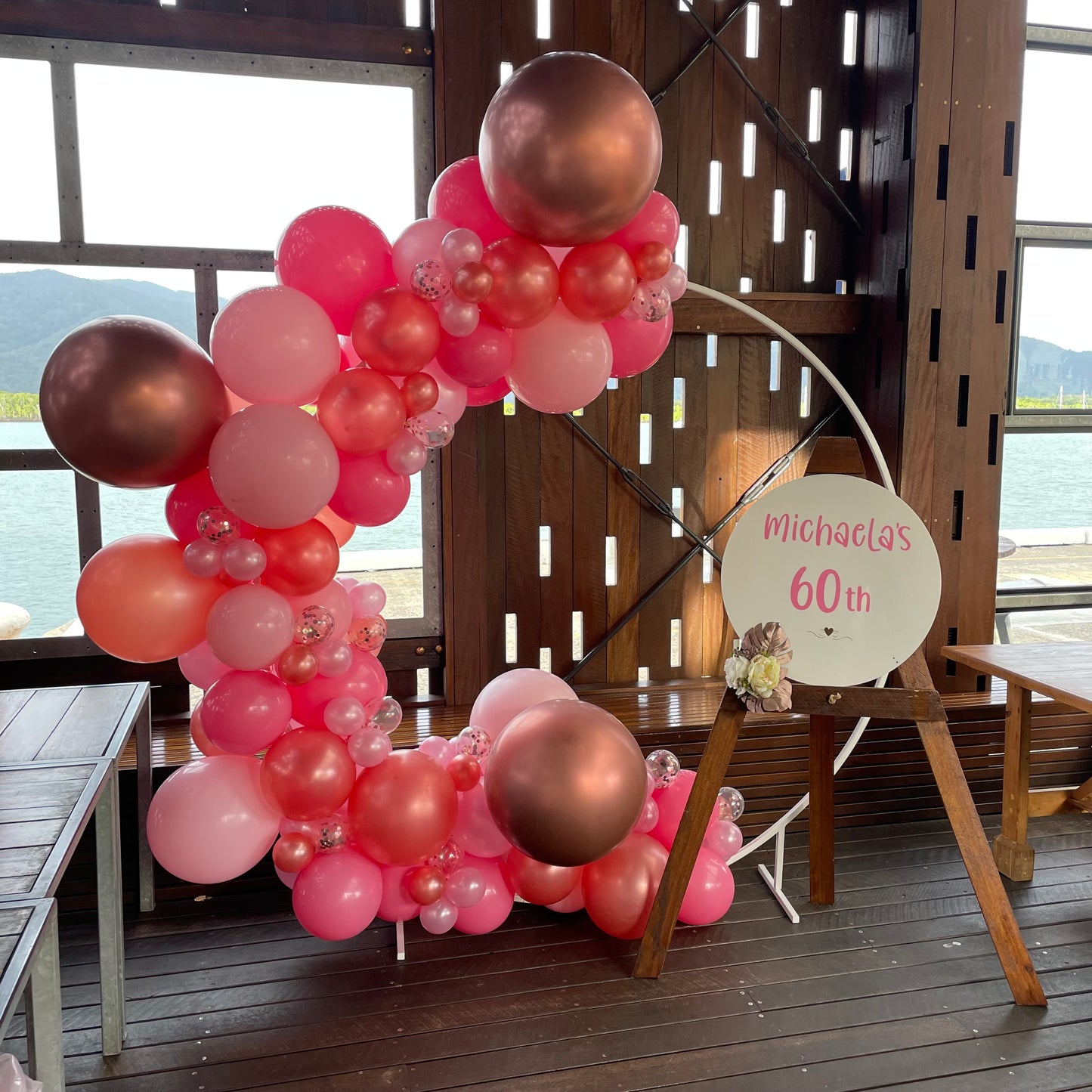 2m Hoop with Balloon Garland