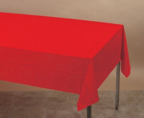 Plastic Tablecover Red