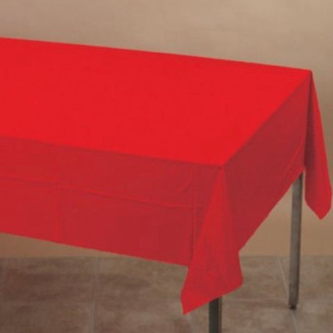 Plastic Tablecover Red