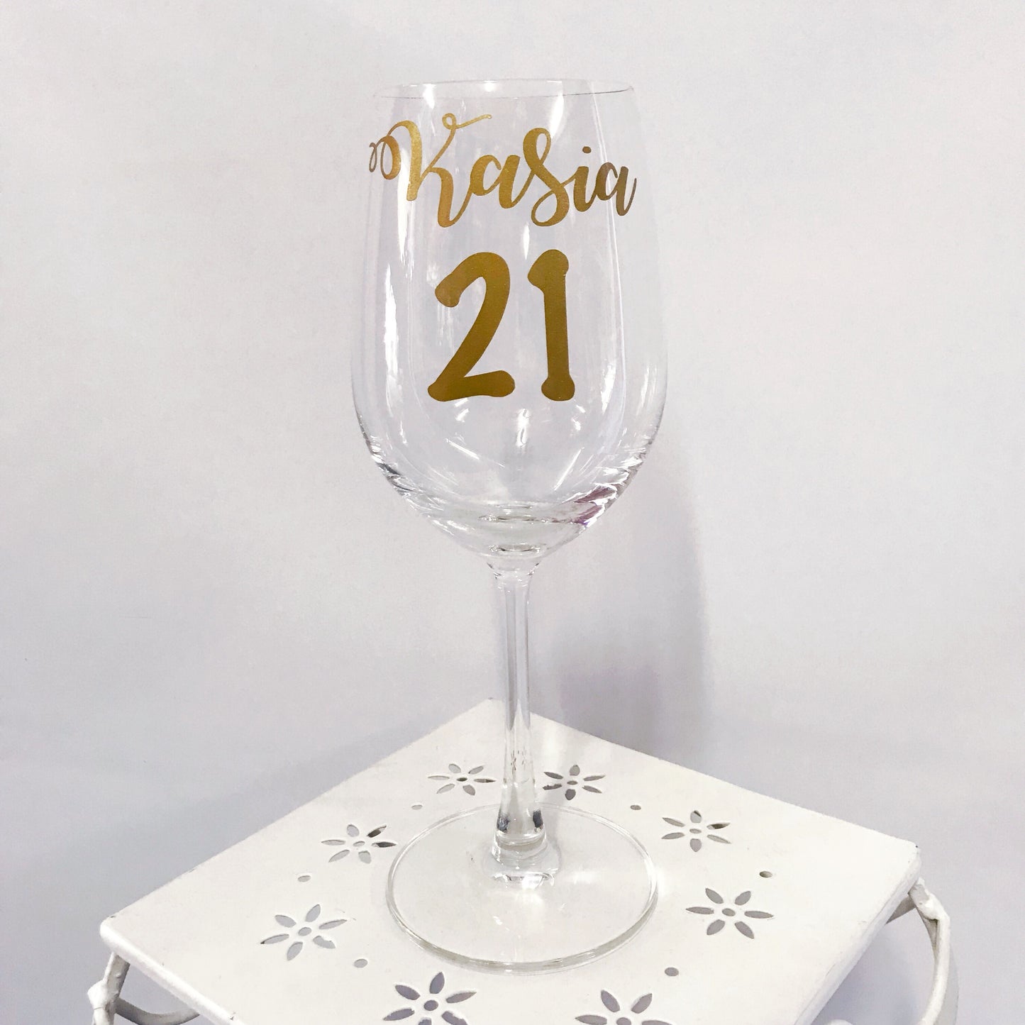 Customised Wine Glass