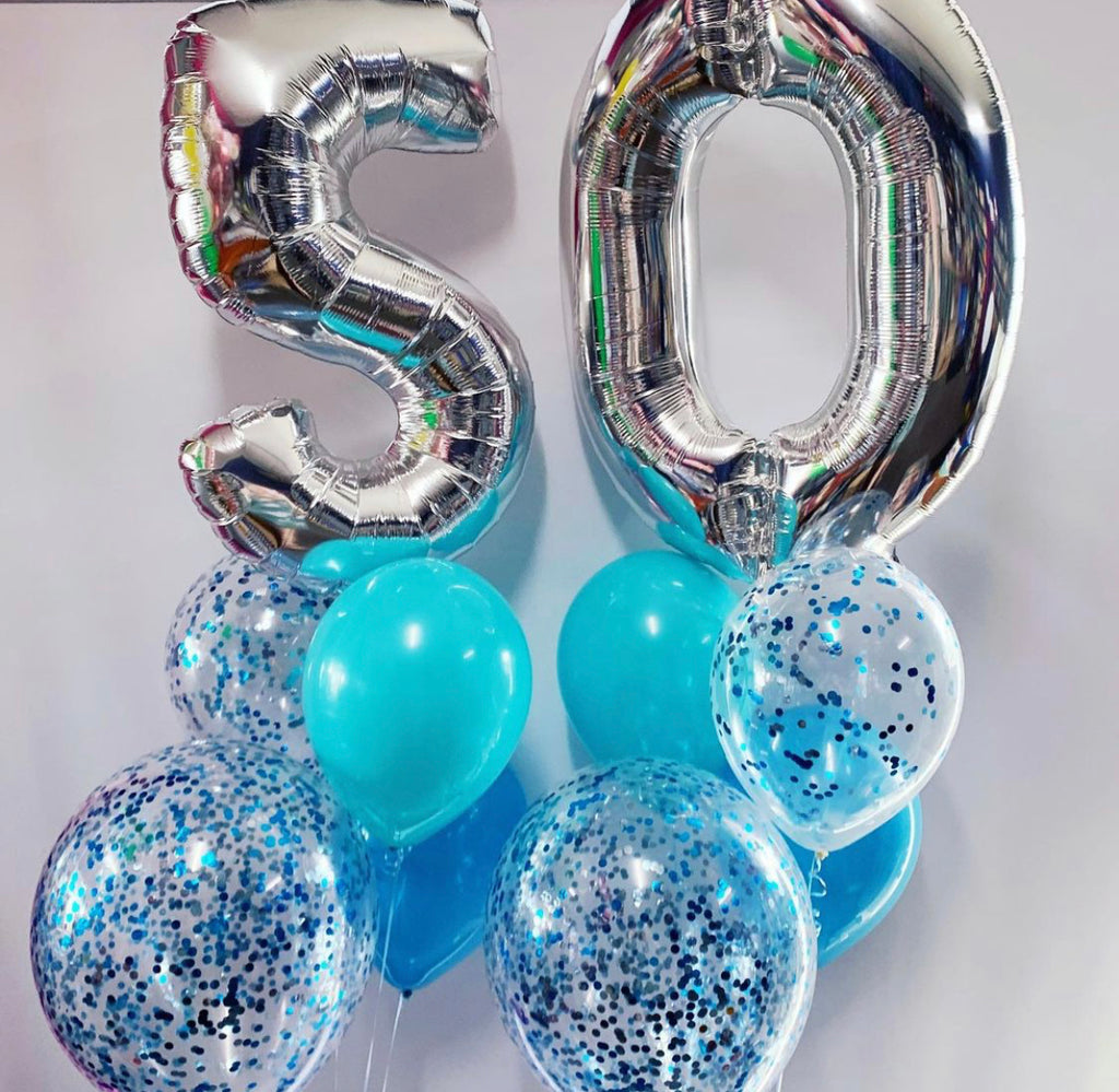 Sparkling Megaloon Bouquets – Balloons Etc