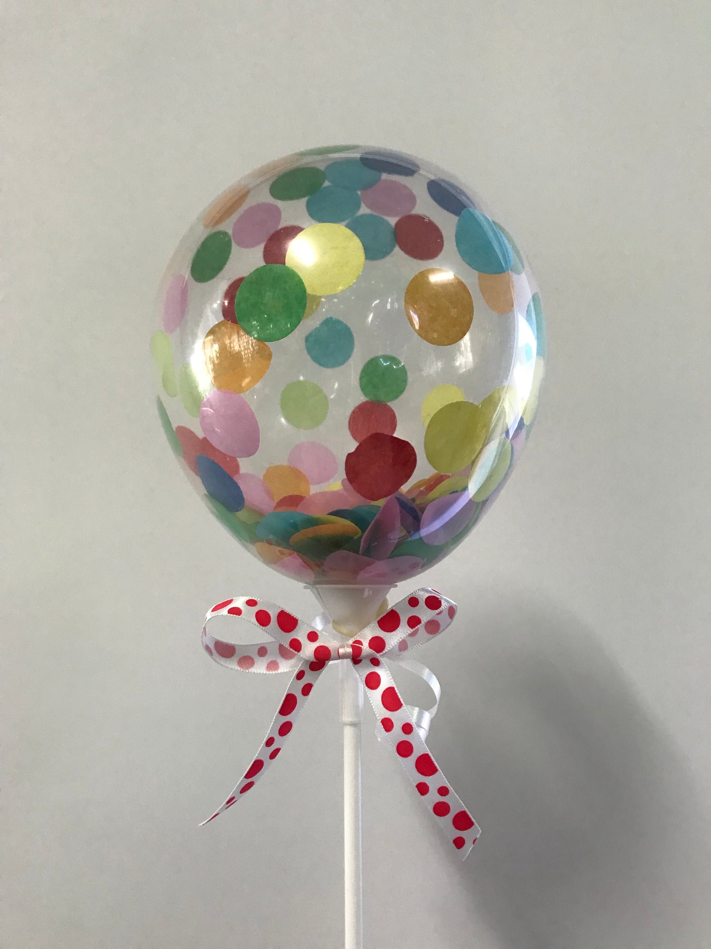 Mini Confetti Cake Topper Balloon