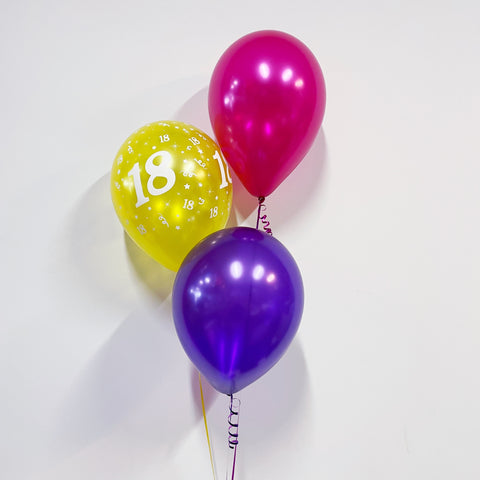 3 Balloon Bouquet with Hi-Float