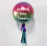 Personalised Ombre Orbz Balloon