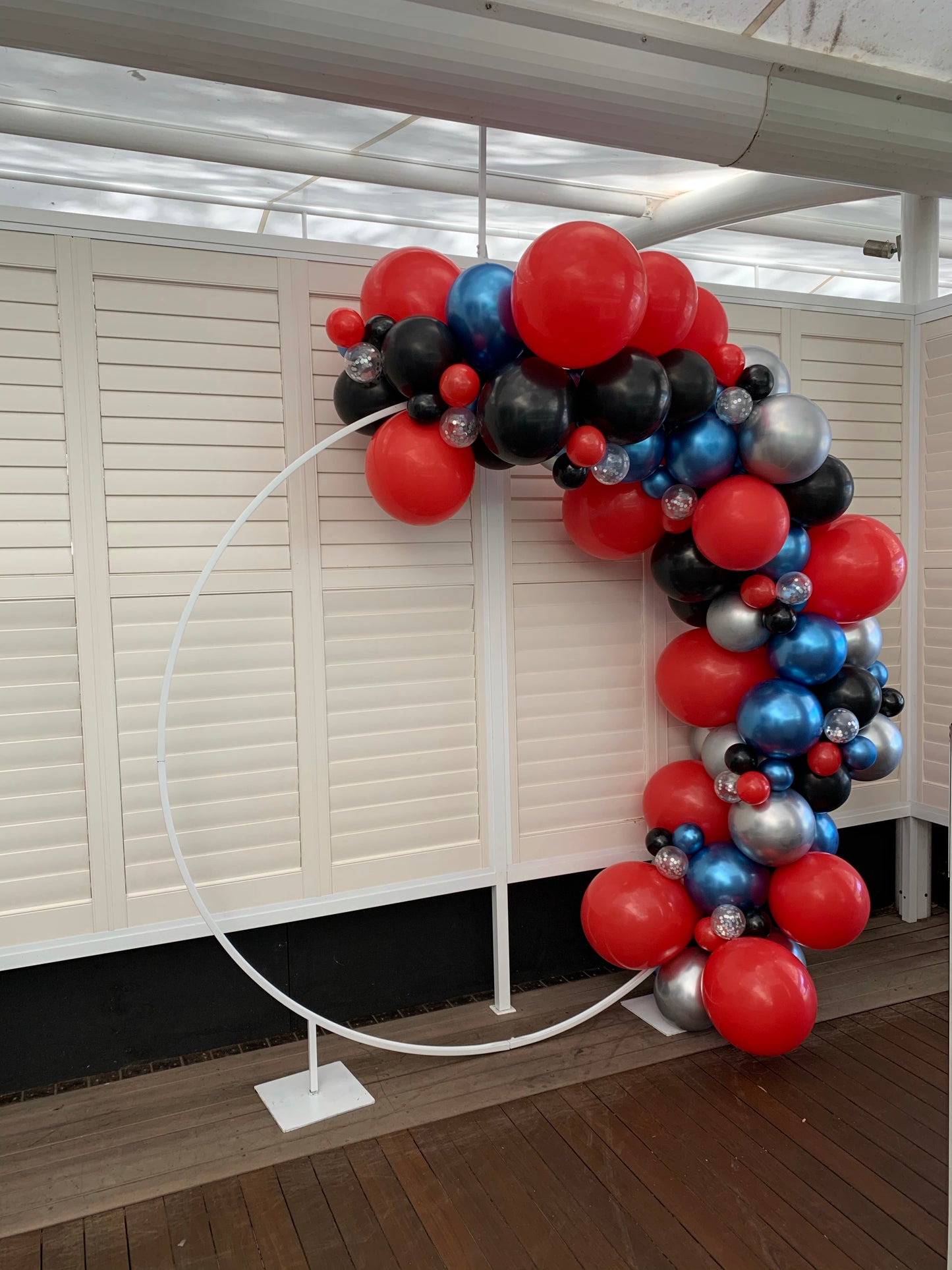 2m Hoop with Balloon Garland