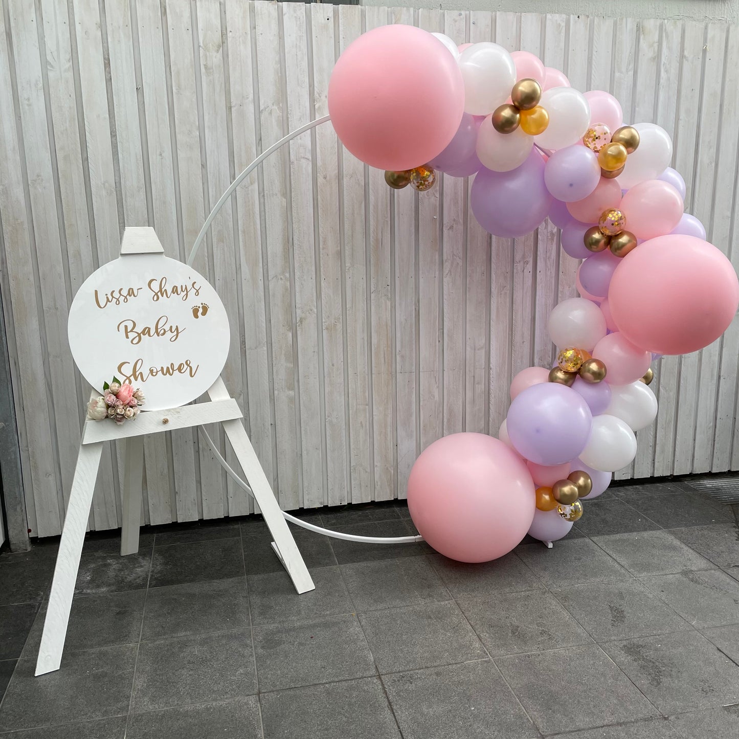 2m Hoop with Balloon Garland