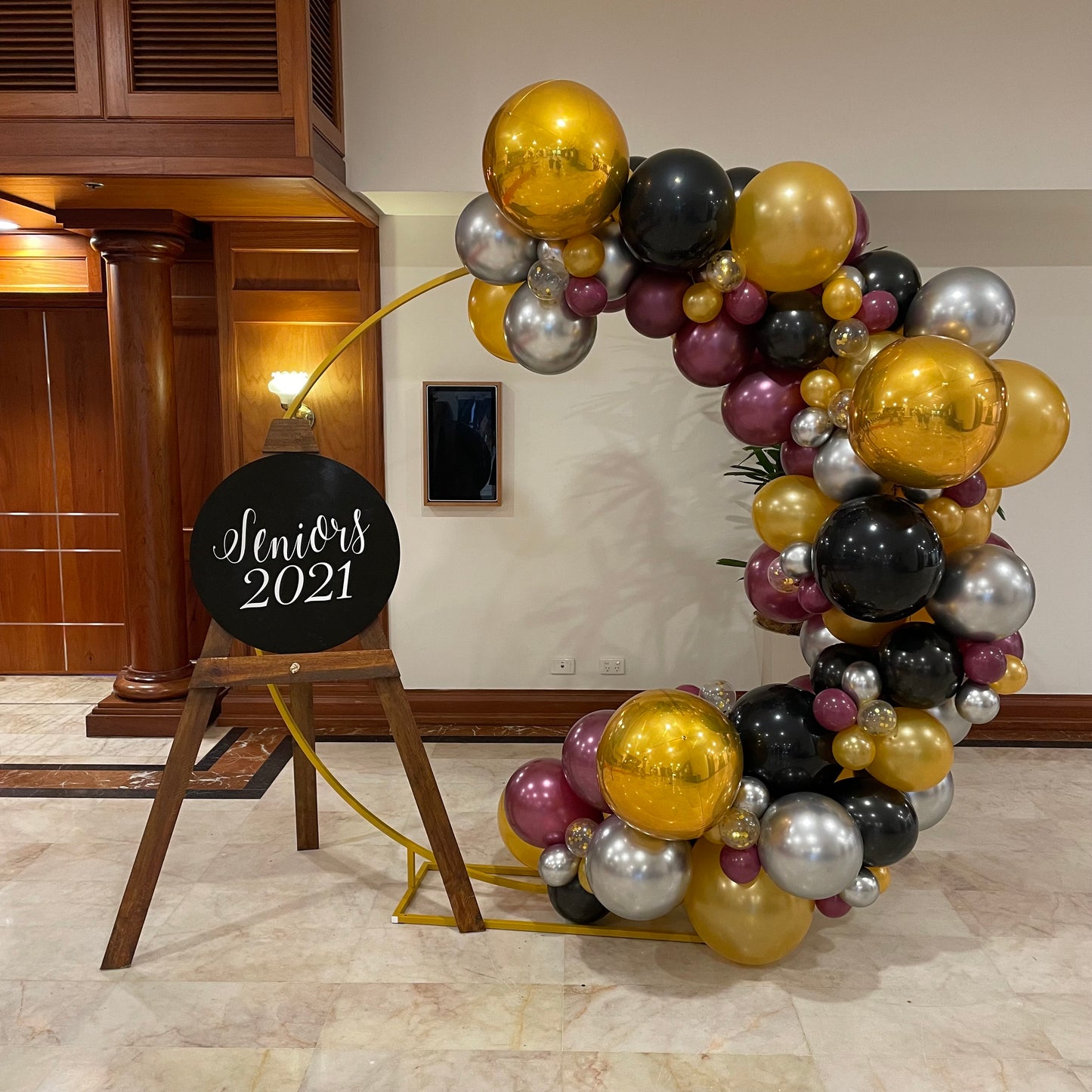 2m Hoop with Balloon Garland