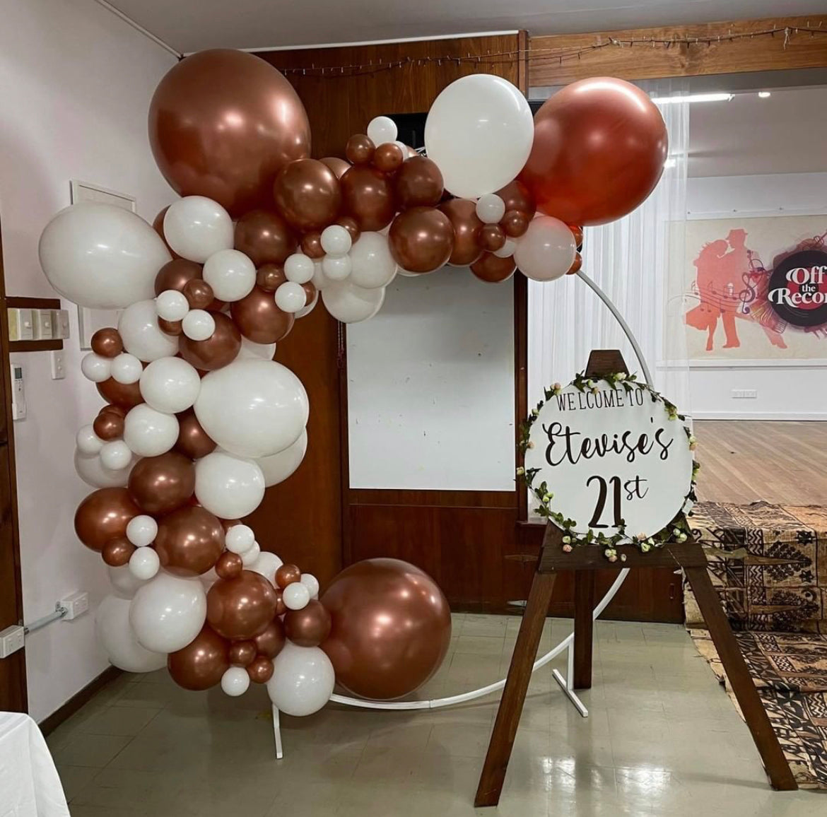 2m Hoop with Balloon Garland