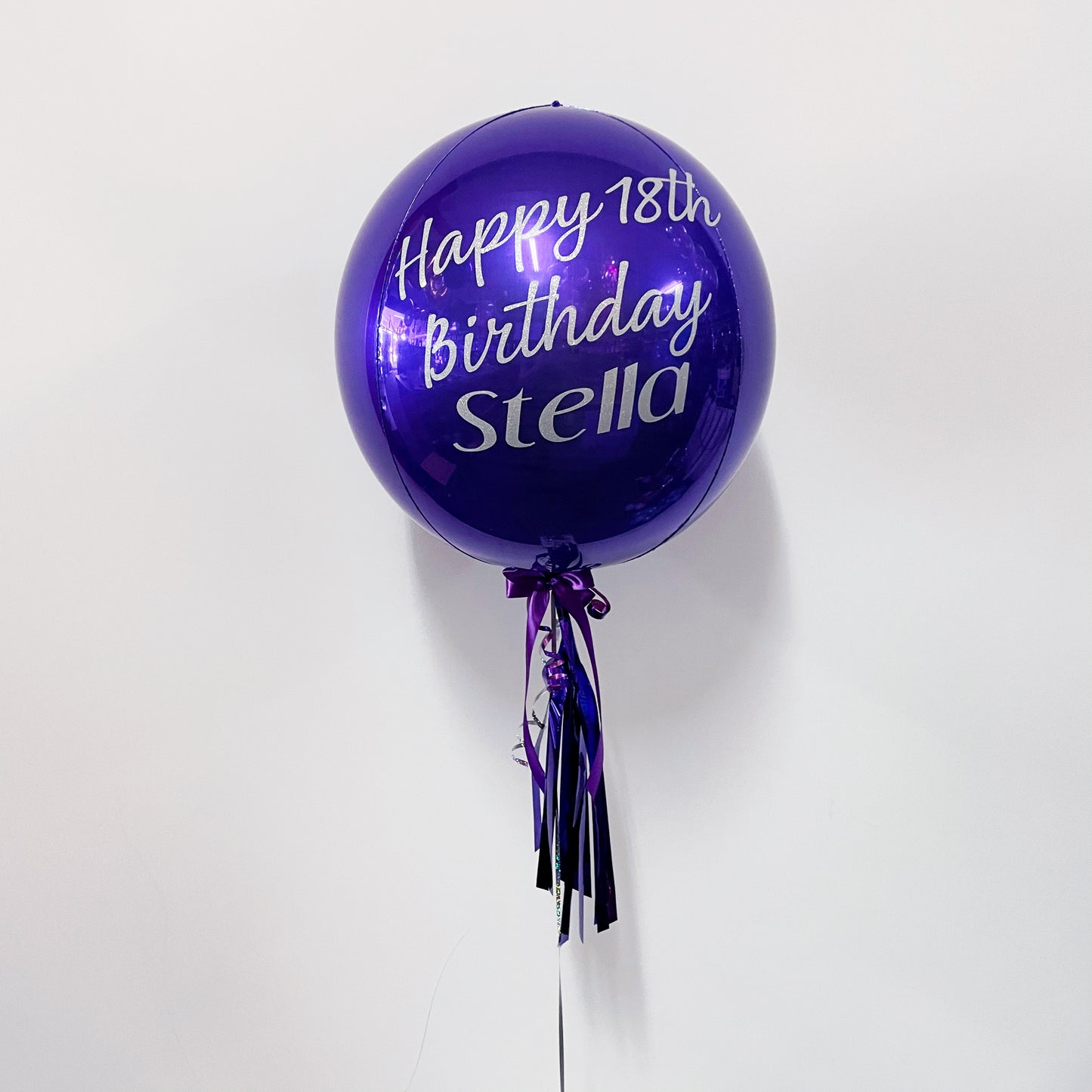 Personalised Foil Orbz Balloon2